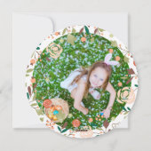 Hoppy Oaster Feiertagskarte (Rückseite)