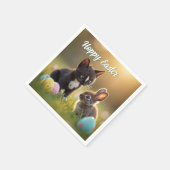 Hoppy Oaster Friends Serviette (Ecke)