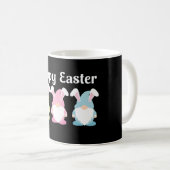 Hoppy Oaster Funny Bunny Oars Gnome Kaffeetasse (VorderseiteRechts)