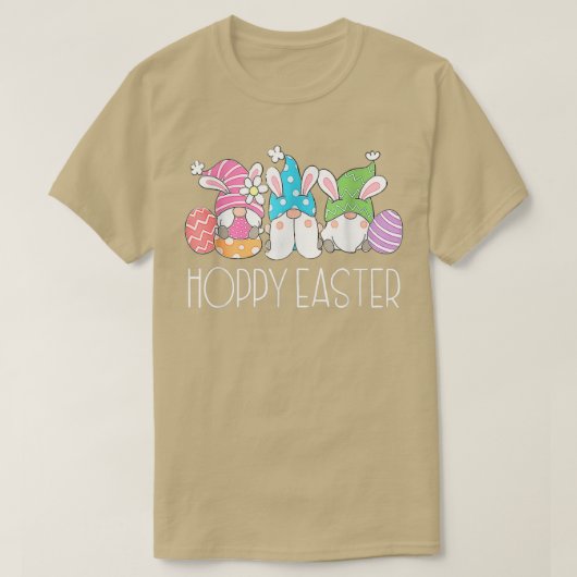 Hoppy Oaster Funny Gnome Bunny Spring Eggs Oster  T-Shirt (Design vorne)