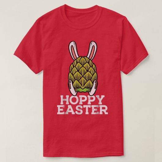 Hoppy Oaster Funny Hops Bunny Craft Homebrew Pflan T-Shirt (Design vorne)