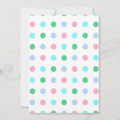 Hoppy Oaster Gender Reveal Party Einladung (Rückseite)