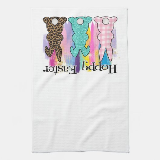 Hoppy Oaster Geschirrtuch (Vertikal)