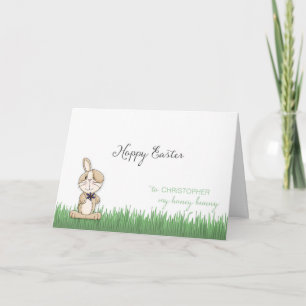 Hoppy Oaster Honey Bunny individuelle Name Karte
