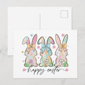 Hoppy Oaster Joy! Feiertagspostkarte (Vorne/Hinten)