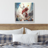 Hoppy Oaster Meme Canvas Kunstmuseum Leinwanddruck (Insitu (Schlafzimmer))