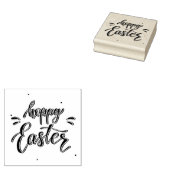 Hoppy Oaster Modern Typografy | Urlaub Gummistempel (Stempel)