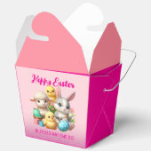 Hoppy Oaster Niedlich Bunny Chicks Lamm Malereieie Geschenkschachtel (Offen)