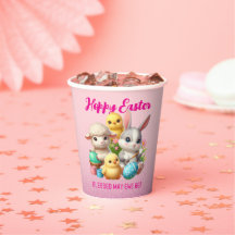 Hoppy Oaster Niedlich Bunny Chicks Lamm Malereieie