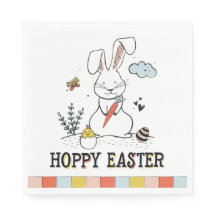 Hoppy Oaster Niedlich Doodle Osterhase