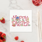 Hoppy Oaster - Paper Napkins Serviette (Beispiel)