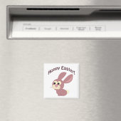 Hoppy Oaster Pink Bunny Magnet (In Situ (Geschirrspüler))