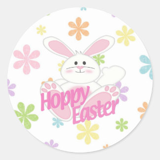 Hoppy Oaster Runder Aufkleber
