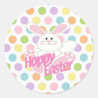 Hoppy Oaster Runder Aufkleber