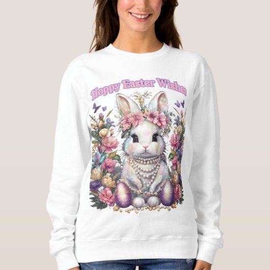 Hoppy Oaster wünscht Sweatshirt (Vorderseite)