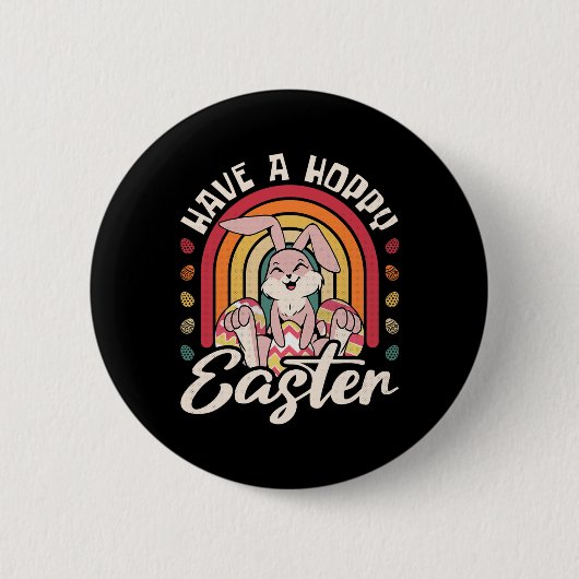 Hoppy Oster Button (Vorderseite)