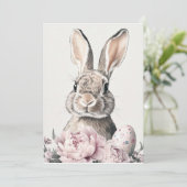 "Hoppy Oster! Feiertagskarte (Stehend Vorderseite)