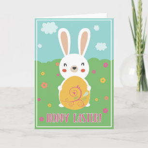 Hoppy Oster Grußkarte Karte