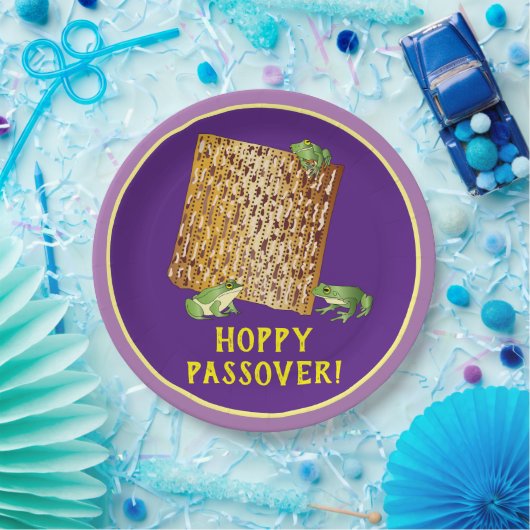 Hoppy Passover Paper-Teller Pappteller (Party)
