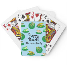 Hoppy Pesach! Personalisierte Spielkarten