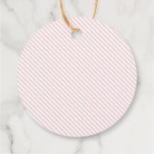 Hoppy Purim Bunny Ears Geschenkanhänger (Rückseite)