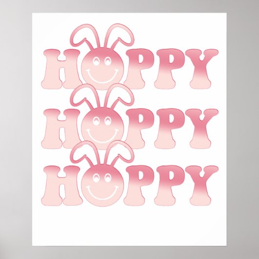 HOPPY, retro, vintage Poster (Vorne)