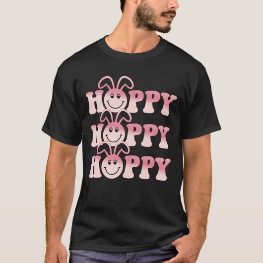 HOPPY, retro, vintage T-Shirt (Vorderseite)