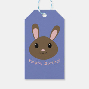 Hoppy Spring Bunny Geschenkanhänger