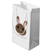 Hoppy Spring Bunny Kleine Geschenktüte (Rückseite Schrägansicht)