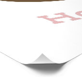 Hoppy Spring Bunny Poster (Ecke)