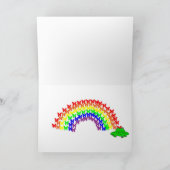 Hoppy St. Patrick's Day! Froschkarte Karte (Innenseite)