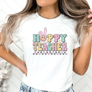 Hoppy Teacher Easter Shirt, Easter T-Shirt