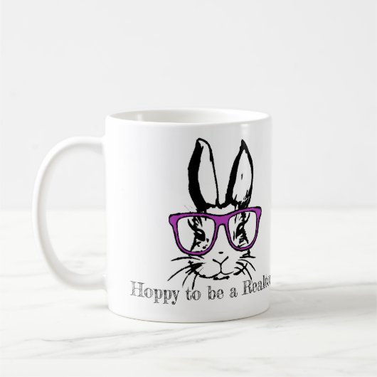 Hoppy to be Realtor Kaffeetasse (Links)