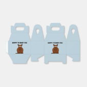 Hoppy to Meet You Kangaroo Funny Cartoon Geschenkschachtel (Ungefaltet)