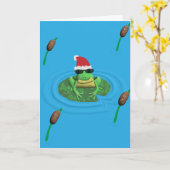 Hoppy Urlaub! Karte (Gelbe Blume)