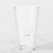 Hoppy Valentines | Monogramm für ihn Glas (Vorderseite)