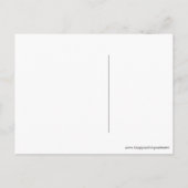 Hoppy Valentinstag Cartoon Frosch Postkarte (Rückseite)