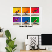 Hoppy Vogel-Day! Poster (Heimbüro)