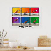 Hoppy Vogel-Day! Poster (Küche)