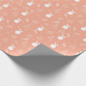 Hoppy Wraps - Bunny & Eggs Deluxe Geschenkpapier (Ecke)