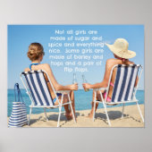 Hops and Flip FLops Poster (Vorne)