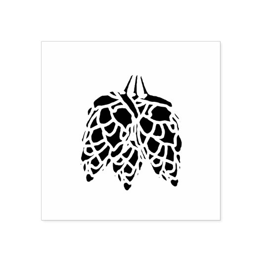 HOPS - Bier Gummistempel (Prägung)