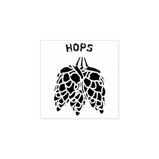HOPS - Bierstil 2 Gummistempel (Prägung)