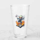 Hopscotch from Hell � Funny Demon Skull Glas (Vorderseite)