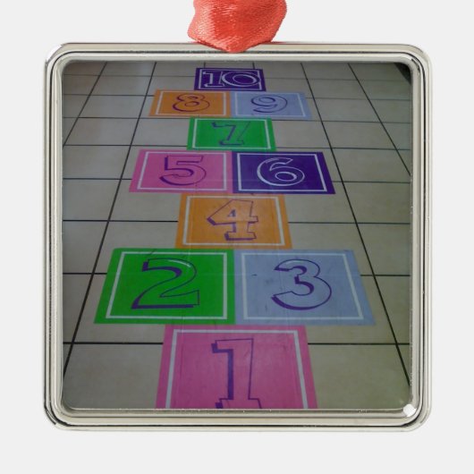 ****HOPSCOTCH**** ORNAMENT AUS METALL (Vorne)