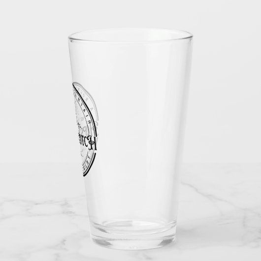 HopsScotch Pint Glass Glas (Links)