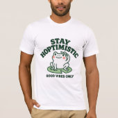 HOPtimistischer Frog T-Shirt (Vorderseite)