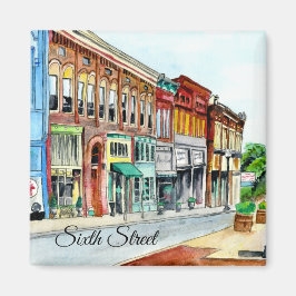 Hoptown Sixth Street Magnet