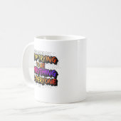 Hör auf, alles sein zu wollen - STTBEY1 Kaffeetasse (Vorderseite Links)