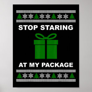 Hör auf, an meinem Paket zu stinken - hässliche We Poster